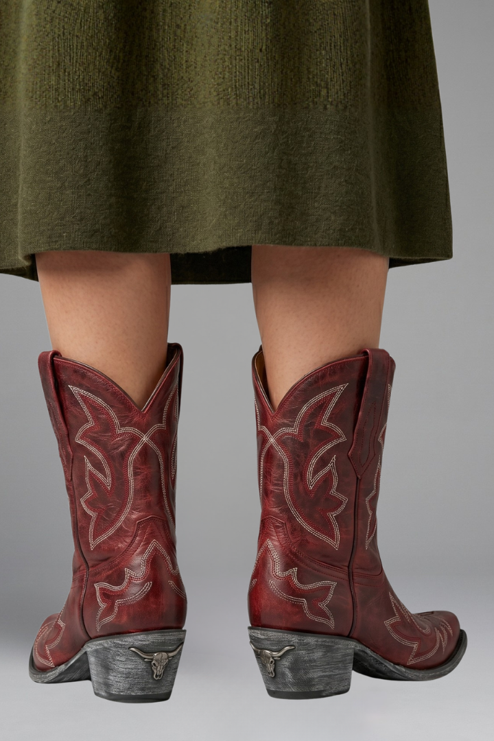 Sierra | Women's Boots With Embroidered Detailing For All-Season Wear