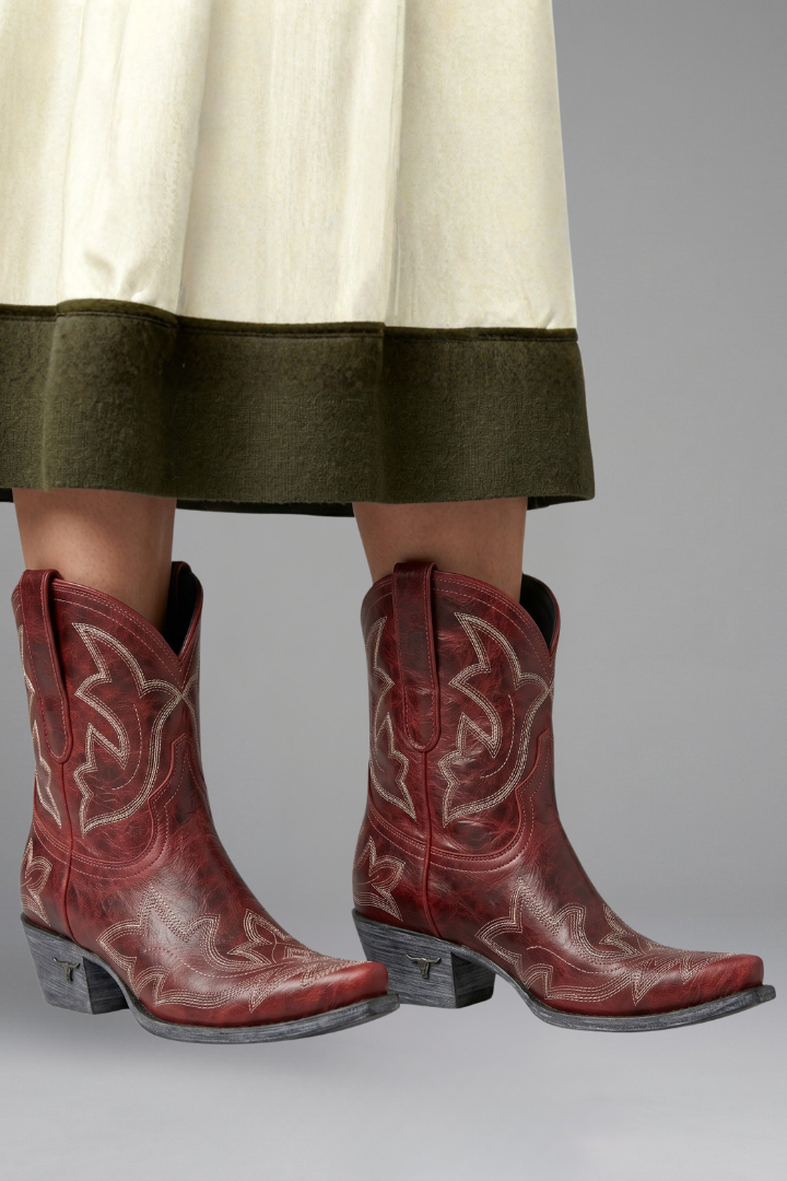 Sierra | Women's Boots With Embroidered Detailing For All-Season Wear