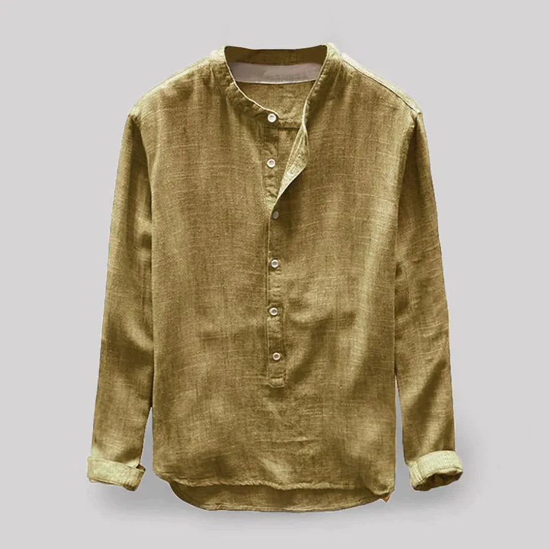 Hannes | Men's Breathable Slim-Fit Long Sleeve Shirt