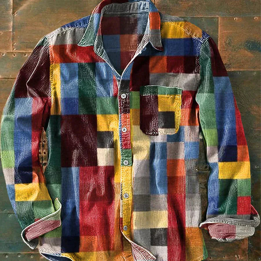 Spencer | Colorful Plaid Shirt