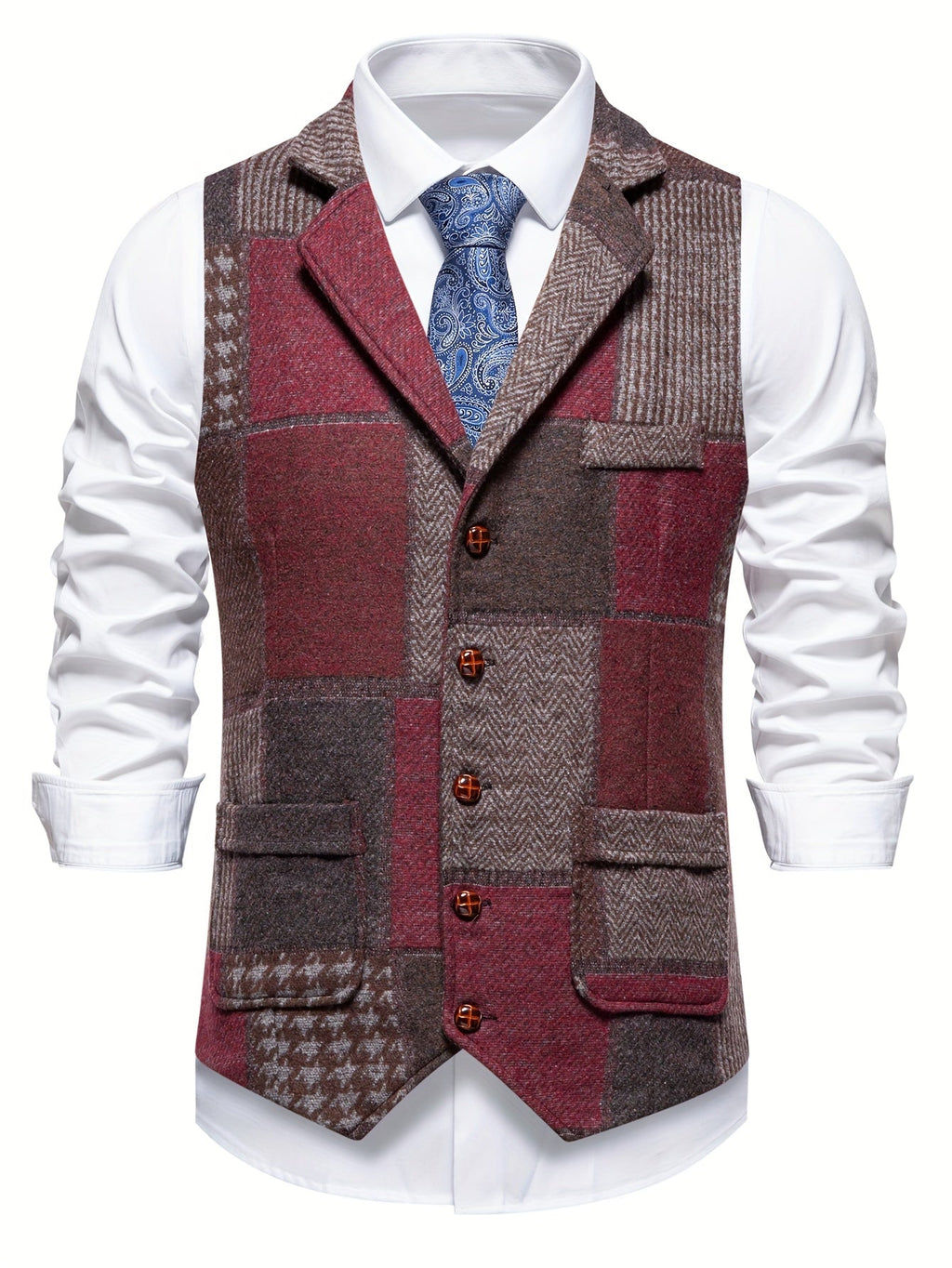 Leo | Tailored Tweed Waistcoat