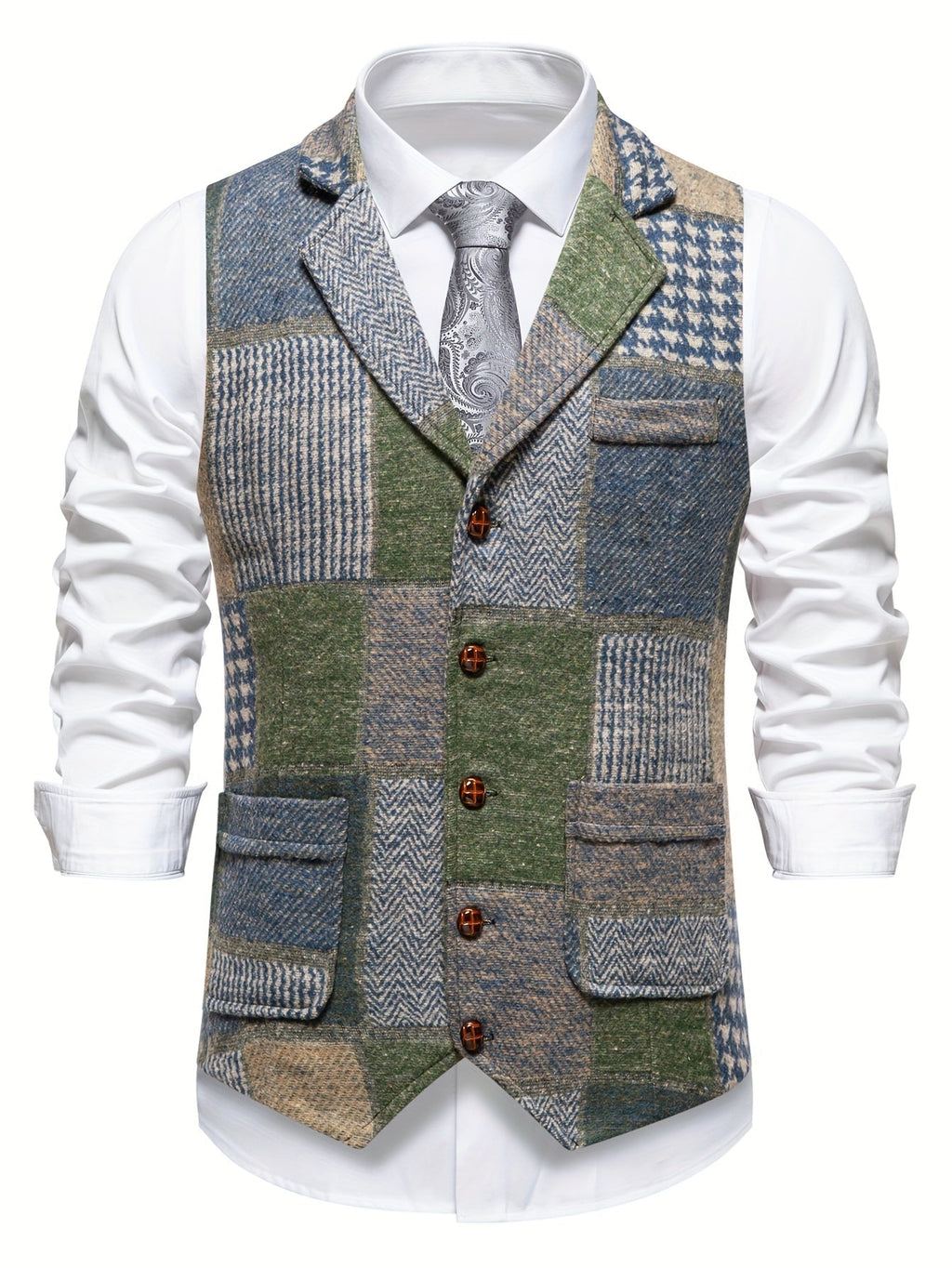 Leo | Tailored Tweed Waistcoat