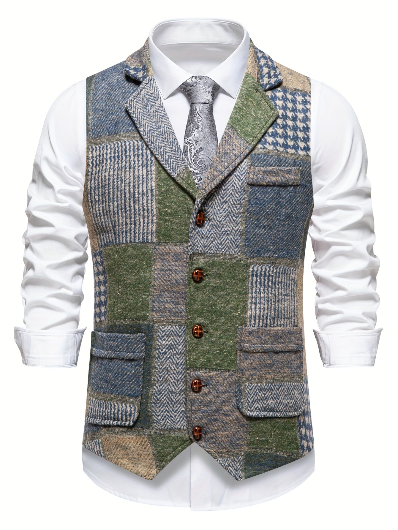 Leo | Tailored Tweed Waistcoat