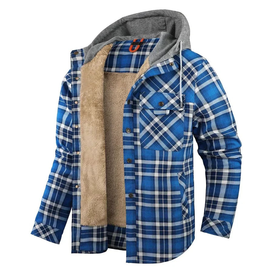 Hadrian | Classic Flannel Fleece Autumn Jacket for Men