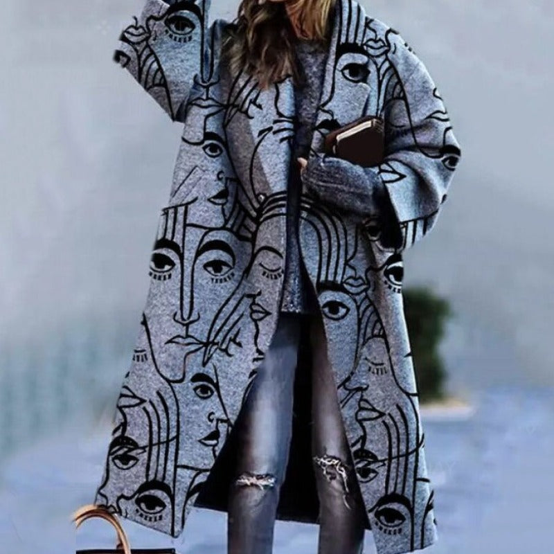 Yvette | Casual Autumn Long Coat for Women