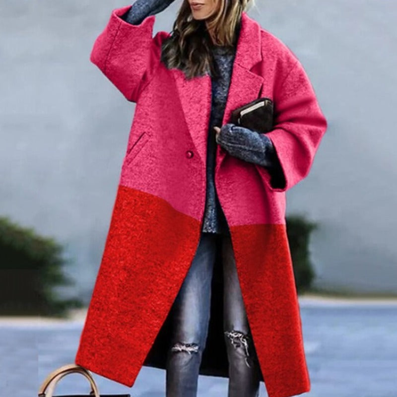 Yvette | Casual Autumn Long Coat for Women