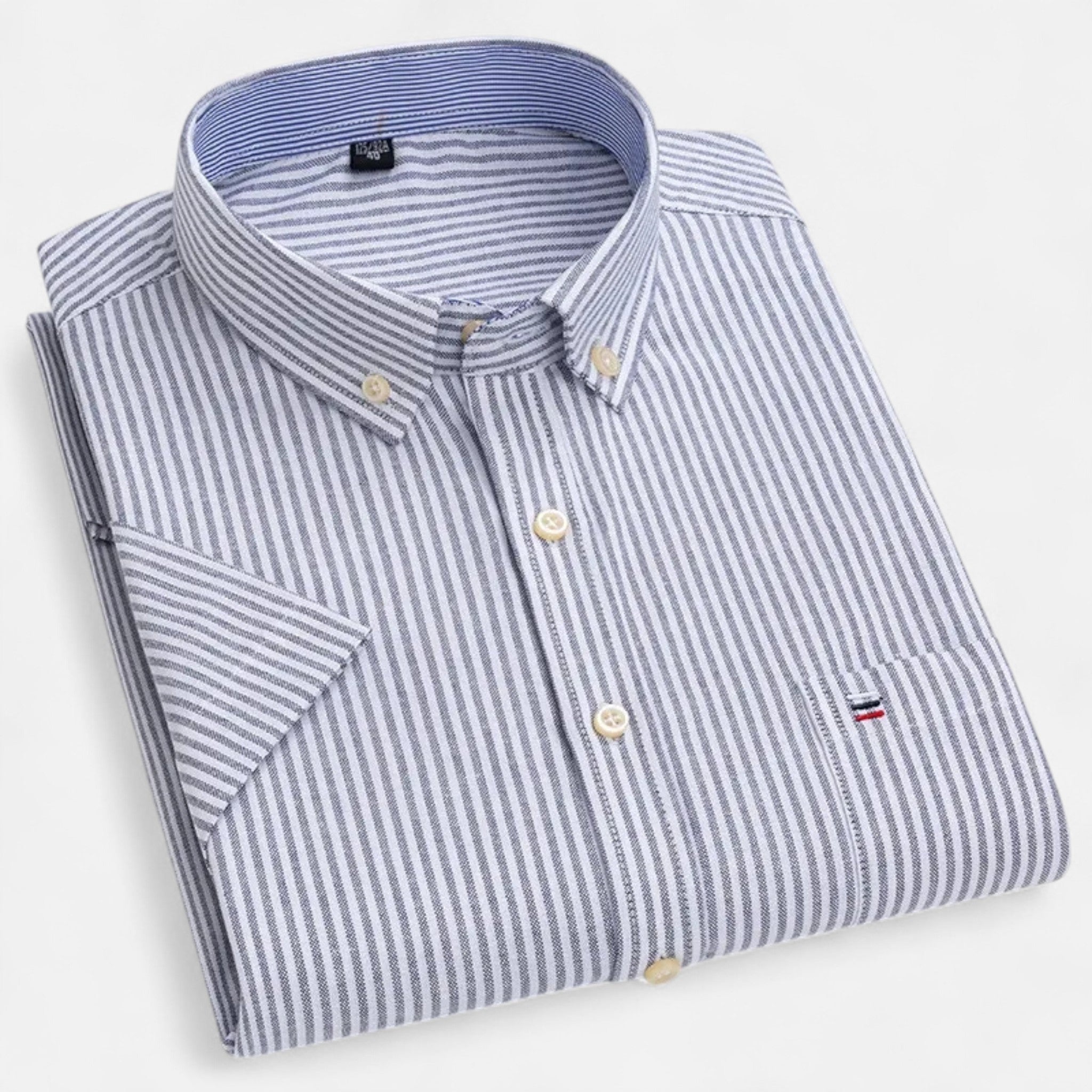 Micah | Men's Oxford Cotton Short-Sleeve Summer Shirt