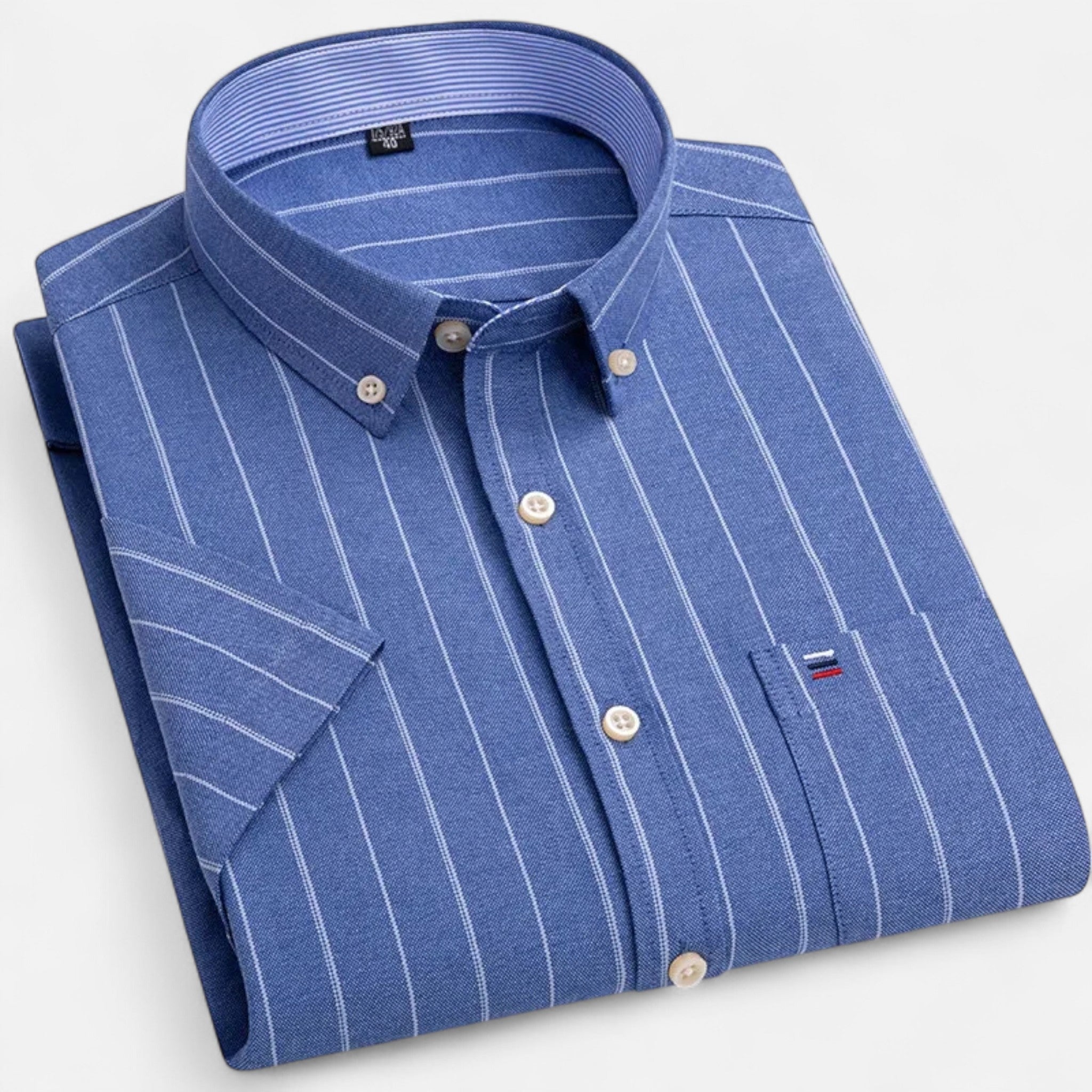 Micah | Men's Oxford Cotton Short-Sleeve Summer Shirt