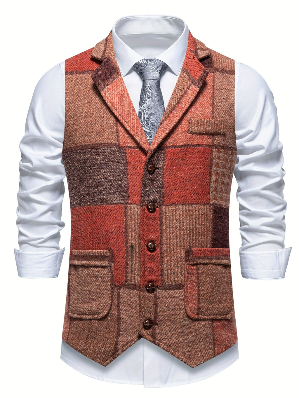 Leo | Tailored Tweed Waistcoat
