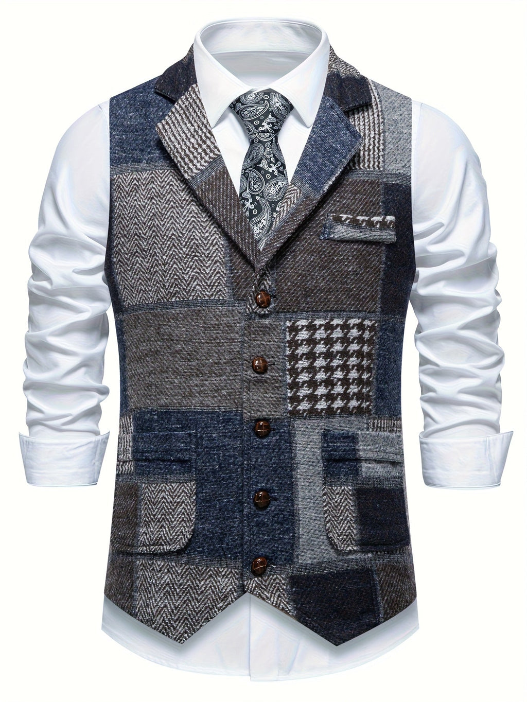 Leo | Tailored Tweed Waistcoat