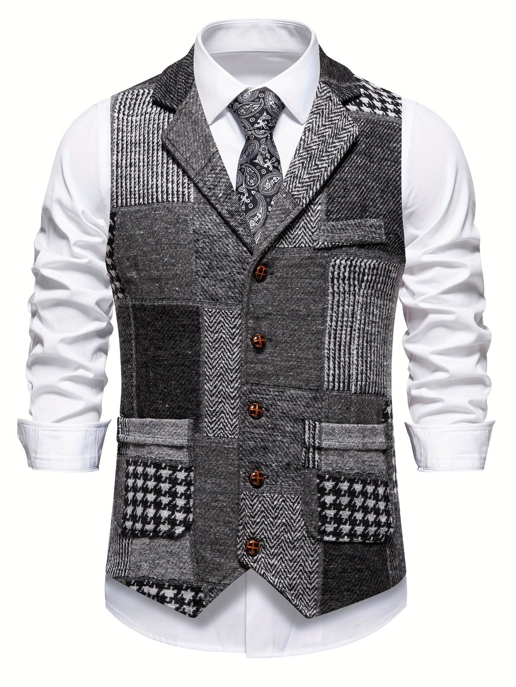 Leo | Tailored Tweed Waistcoat