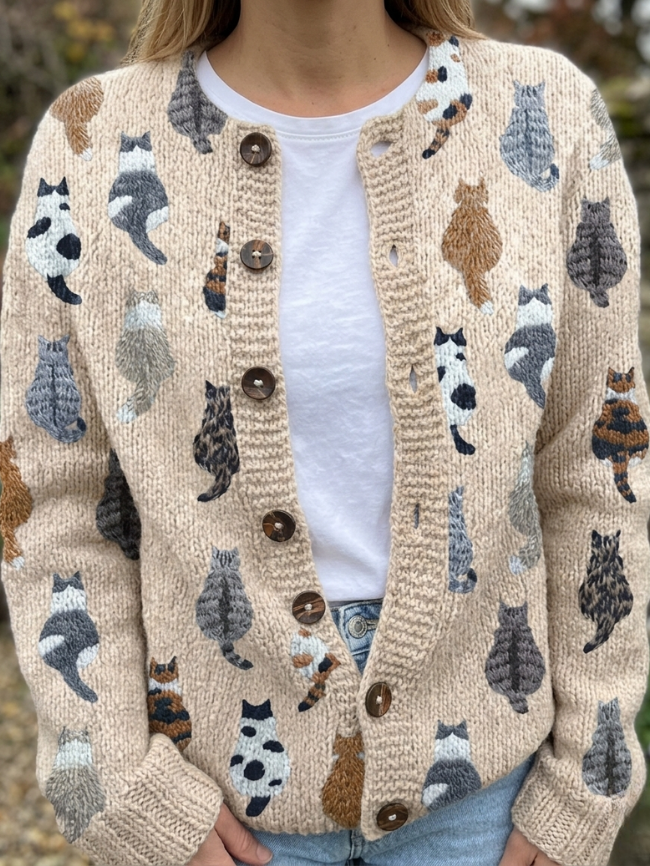 Maeve | Galerie Des Chats Artistic Cardigan