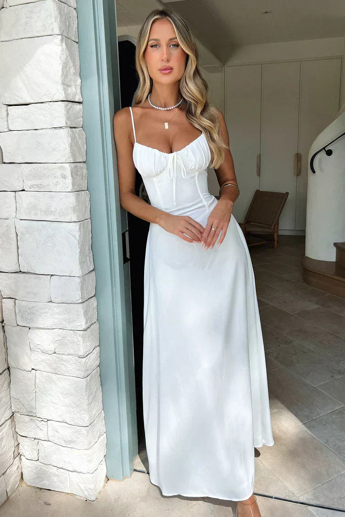 Yoselyn | Elegant Long Dress with Flowing Silhouette for Women