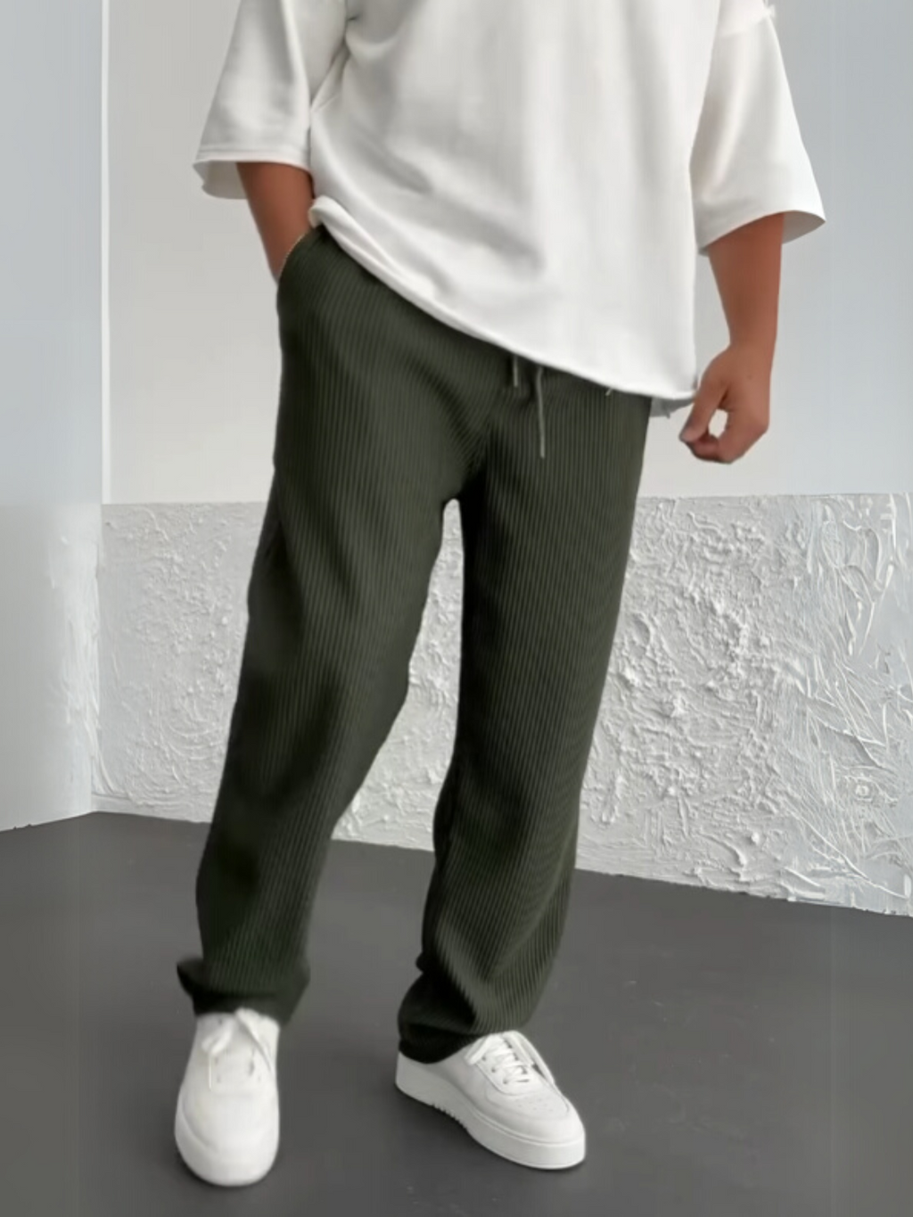 Valentin | Tailored Ribbed Pants with Ultimate Comfort for Men
