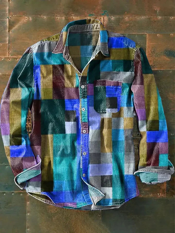 Spencer | Colorful Plaid Shirt